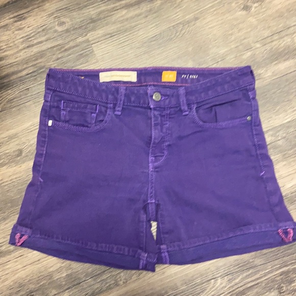 Anthropologie Pilcro Stretch Denim Shorts Sz 27 - Picture 2 of 9